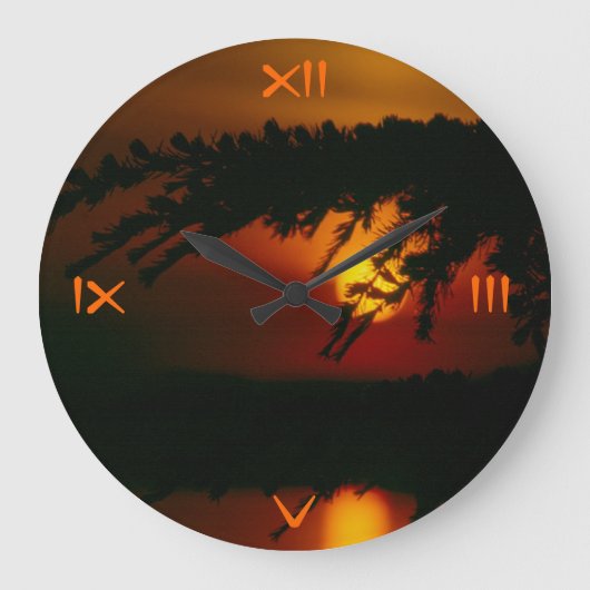 Wem die Zeit schlägt Große Wanduhr (Vorderseite)