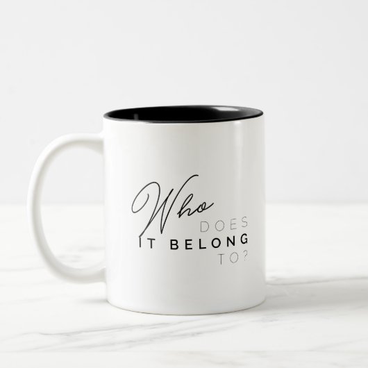 Wem gehört es? Tasse 2 (Links)