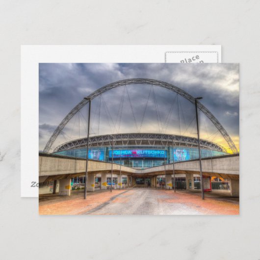 Wembley Stadium London Postkarte (Vorne/Hinten)