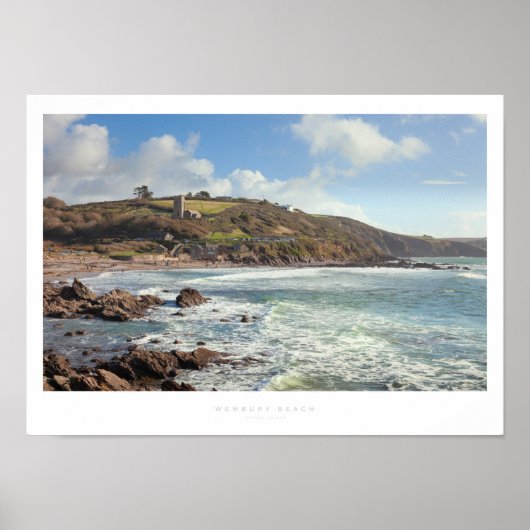 Wembury Beach Poster (Vorne)