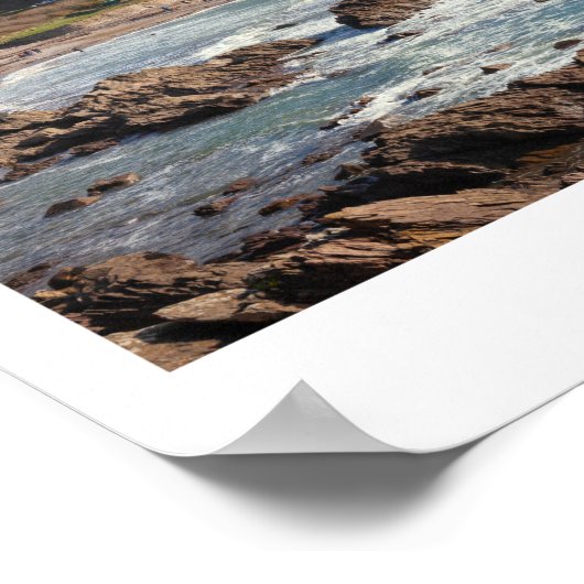 Wembury Beach Poster (Ecke)