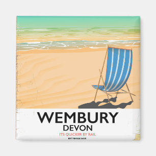 Wembury Devon Beach Reiseplakat Magnet