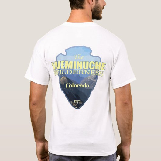 Weminuche WA (Pfeilspitzen) T-Shirt (Rückseite)