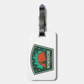 Weminuche Wilderness Colorado Camping Gepäckanhänger (Rückseite vertikal)