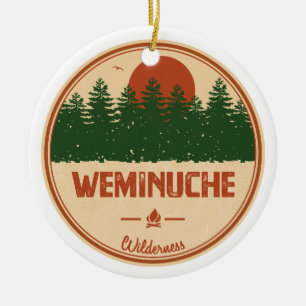 Weminuche Wilderness Colorado Keramik Ornament