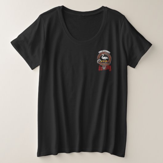 Wemyss Clan Abzeichen Women's Pocket Große Größe T-Shirt (Design vorne)