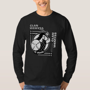 Wemyss Clan Gälischer Wahlspruch Schwertkämpfer T-Shirt
