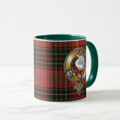 Wemyss Tartan & Abzeichen Tasse (VorderseiteRechts)