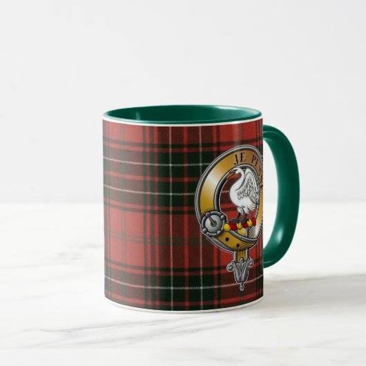 Wemyss Tartan & Abzeichen Tasse (VorderseiteRechts)