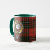 Wemyss Tartan & Abzeichen Tasse (Vorderseite Links)