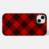 Wemyss tartan red black kariert Case-Mate iPhone hülle (Rückseite (Horizontal))