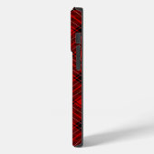 Wemyss tartan red black kariert Case-Mate iPhone hülle (Rückseite / Links)