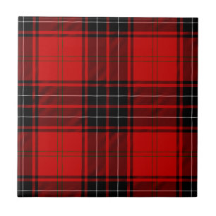 Wemyss tartan red black kariert fliese