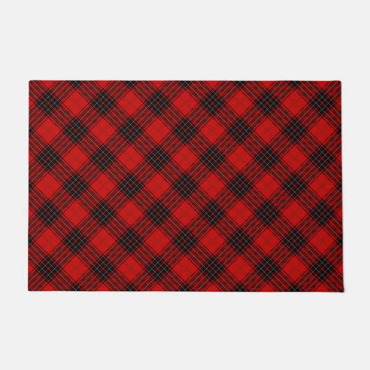 Wemyss tartan red black kariert fußmatte (Vorderseite)