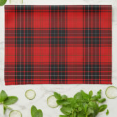 Wemyss tartan red black kariert geschirrtuch (Gefaltet)