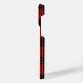 Wemyss tartan red black kariert iPhone hülle (Linke Seite)