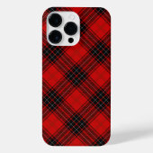 Wemyss tartan red black kariert iPhone hülle (Rückseite)