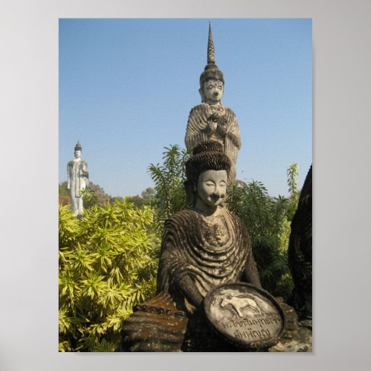 Wen beten Sie? Nong Khai, Isaan, Thailand Poster (Vorne)