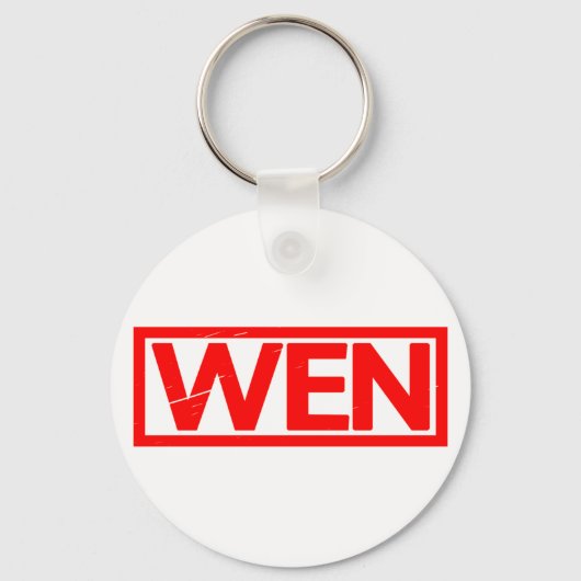 Wen Briefmarke Schlüsselanhänger (Vorderseite)