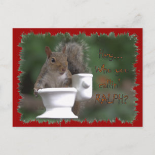 "Wen Callin' RALPH?" Postkarte