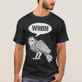 Wen die Eule fächert Vogelbeobachter T-Shirt (Vorderseite)