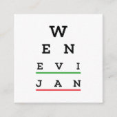 WEN EVIJAN BEGLEITKARTE (Vorderseite)