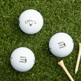 Wen Ihr Caddy Personalisiert Golf Balls: Callaway Golfball