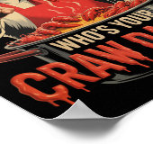 Wen Ihr Crawdaddy Crawfish Funny Cajun Boil Seaf Poster (Ecke)