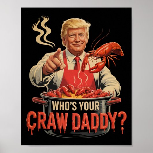 Wen Ihr Crawdaddy Crawfish Funny Cajun Boil Seaf Poster (Vorne)