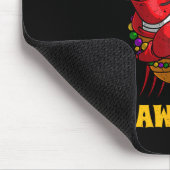 Wen Ihr Crawdaddy Crawfish Jester Beads Funny Ma Mousepad (Ecke)
