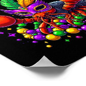 Wen Ihr Crawdaddy Crawfish Jester Beads Funny Ma Poster (Ecke)