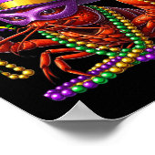 Wen Ihr Crawdaddy Crawfish Jester Beads Funny Ma Poster (Ecke)