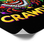 Wen Ihr Crawdaddy Crawfish Jester Beads Funny Ma Poster (Ecke)