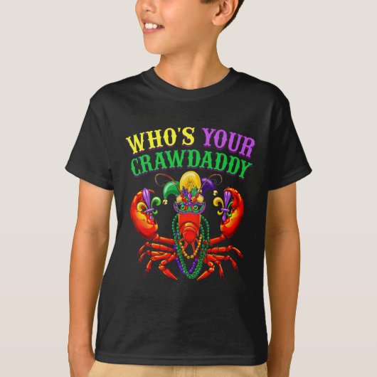 Wen Ihr Crawdaddy Crawfish Jester Beads Funny Ma T-Shirt (Vorderseite)