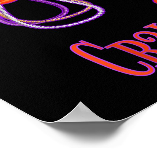 Wen Ihr Crawdaddy Mardi Gras Crawfish Beads Maske Poster (Ecke)