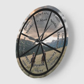 Wen kümmert es, wann du im Ruhestand bist? Große Wanduhr (Winkel)