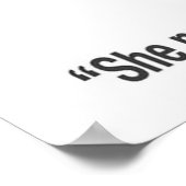 Wen! Wen! Poster (Ecke)