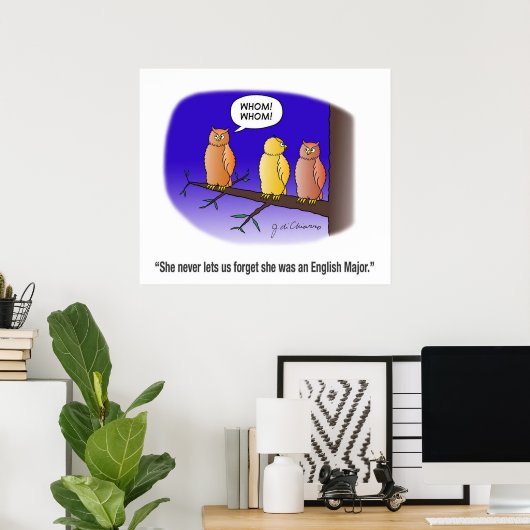 Wen! Wen! Poster (Heimbüro)