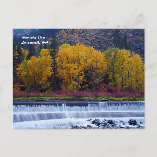 Wenatchee Dam Postkarte (Vorderseite)