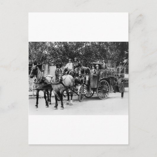 Wenatchee Fire Dept, 1911 Postkarte (Vorderseite)