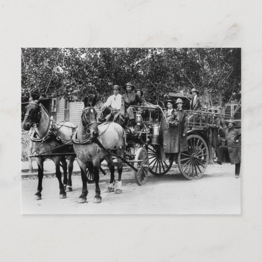 Wenatchee Fire Dept, 1911 Postkarte (Vorderseite)