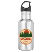 Wenatchee National Forest Edelstahlflasche (Vorderseite)