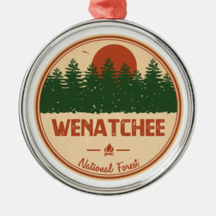 Wenatchee National Forest Ornament Aus Metall