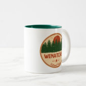 Wenatchee National Forest Zweifarbige Tasse (VorderseiteRechts)