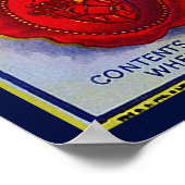 WENATCHEE VALLEY APPLES FRUIT CRATE LABEL 1910 POSTER (Ecke)