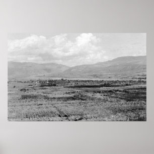 Wenatchee, WA Stadtansicht und Poster