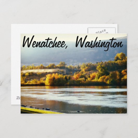 Wenatchee, Washington Postkarte (Vorne/Hinten)