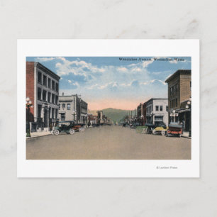 Wenatchee, Washington Wenatchee Avenue Scene # 2 Postkarte