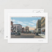 Wenatchee, Washington Wenatchee Avenue Scene # Postkarte (Vorne/Hinten)