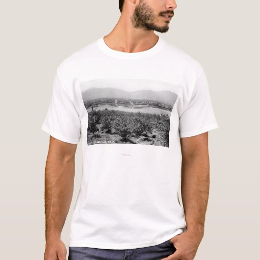 Wenatchee, WashingtonView des Flusses und T-Shirt (Vorderseite)